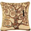 Pillows * | Tapestry Bags Klimt Tree Of Life Cushion Case