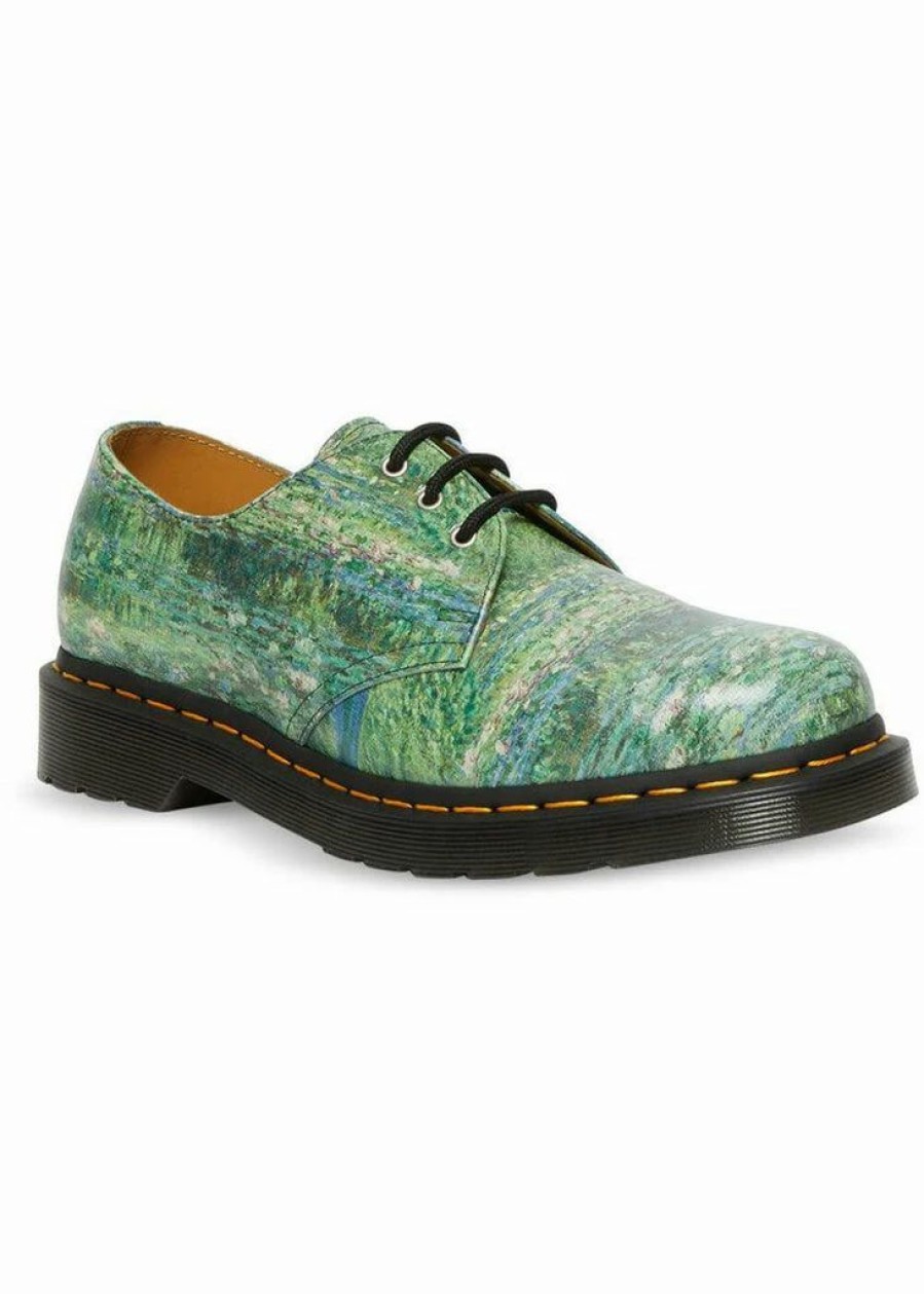 Shoes * | Dr. Martens X National Gallery 1461 Monet Lily Pond Shoes Multi