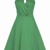 Dresses * | Collectif Hadley 50'S Swing Dress Green