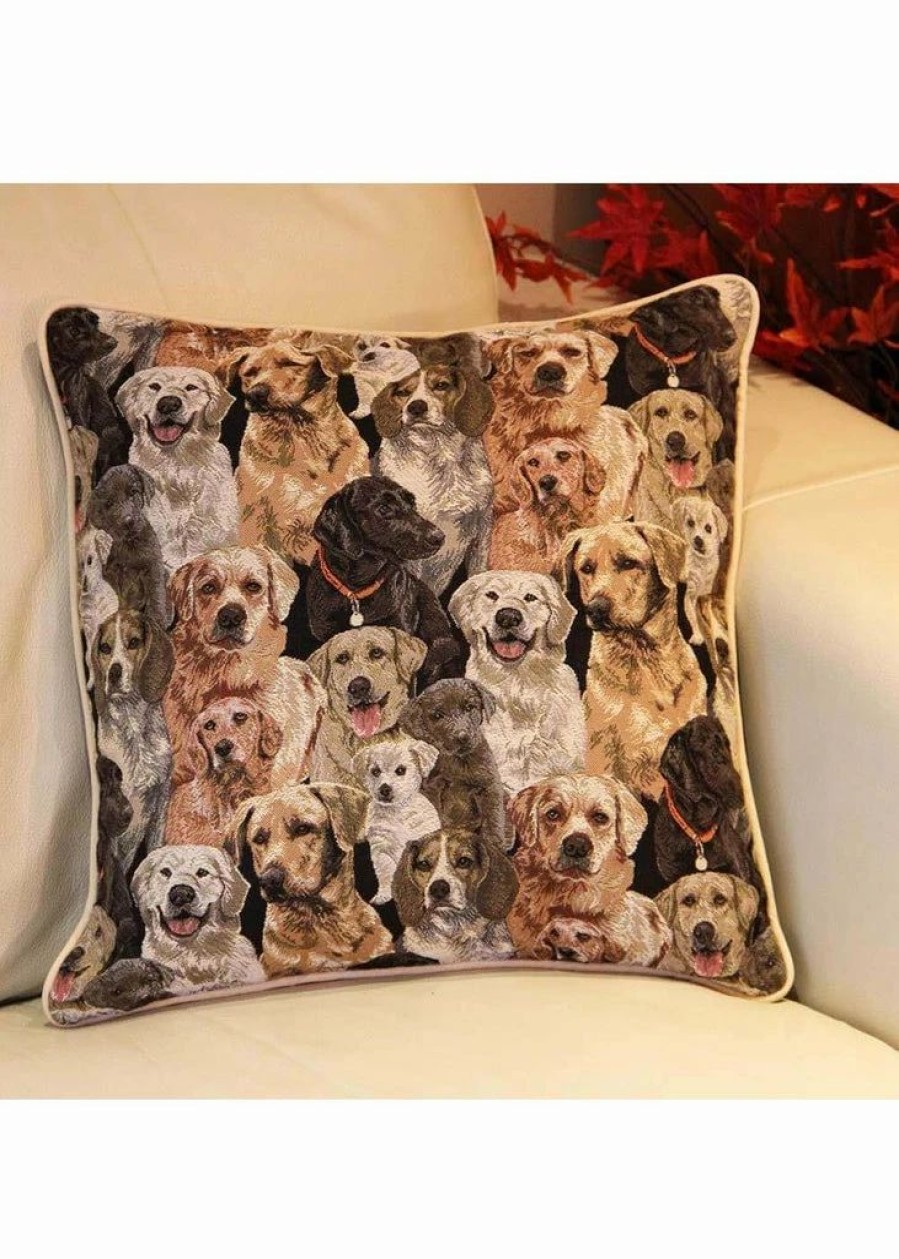 Pillows * | Tapestry Bags Labrador Cushion Cover