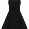 Dresses * | Hell Bunny Wonder Years 60'S Pinafore Dress Black