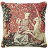 Pillows * | Tapestry Bags Lady & Unicorn Sense Of Sight Cushion Cover