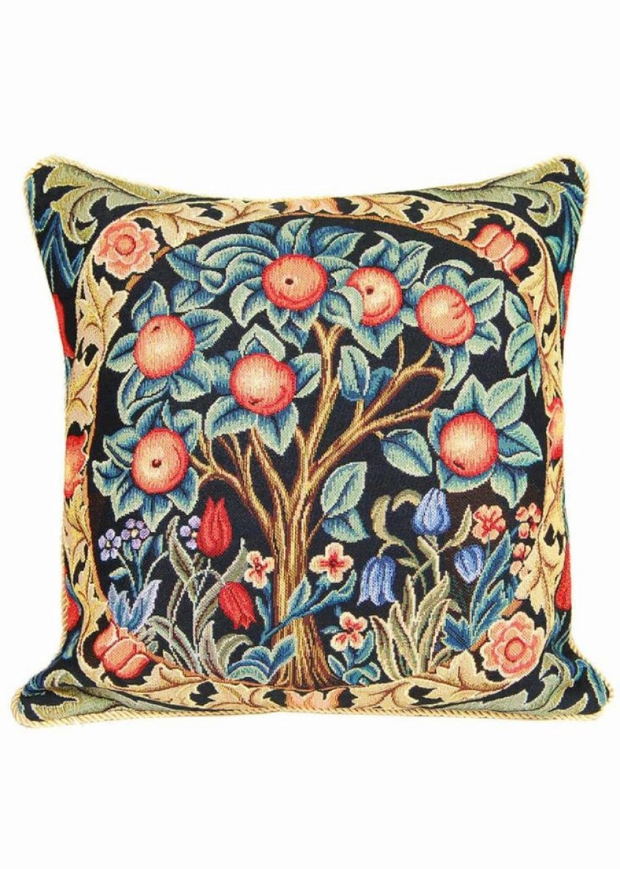 Pillows * | Tapestry Bags Morris Orange Tree Cushion Cover