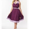 Dresses * | Unique Vintage X Jetsons Jane 60'S Swing Dress Purple