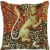 Pillows * | Tapestry Bags Lady And The Unicorn Lion Cushion Cover