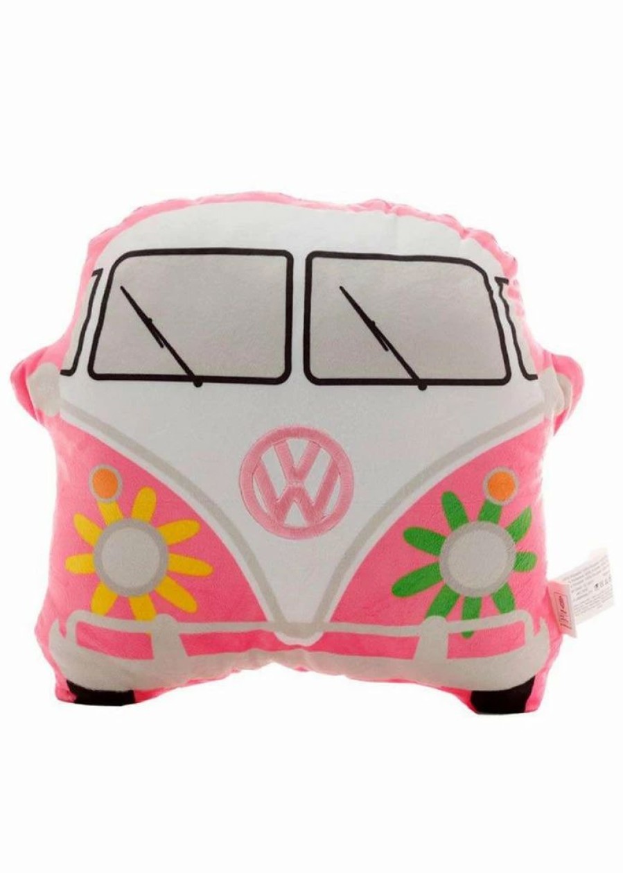 Pillows * | Succubus Gifts Volkswagen Van Cushion Pink