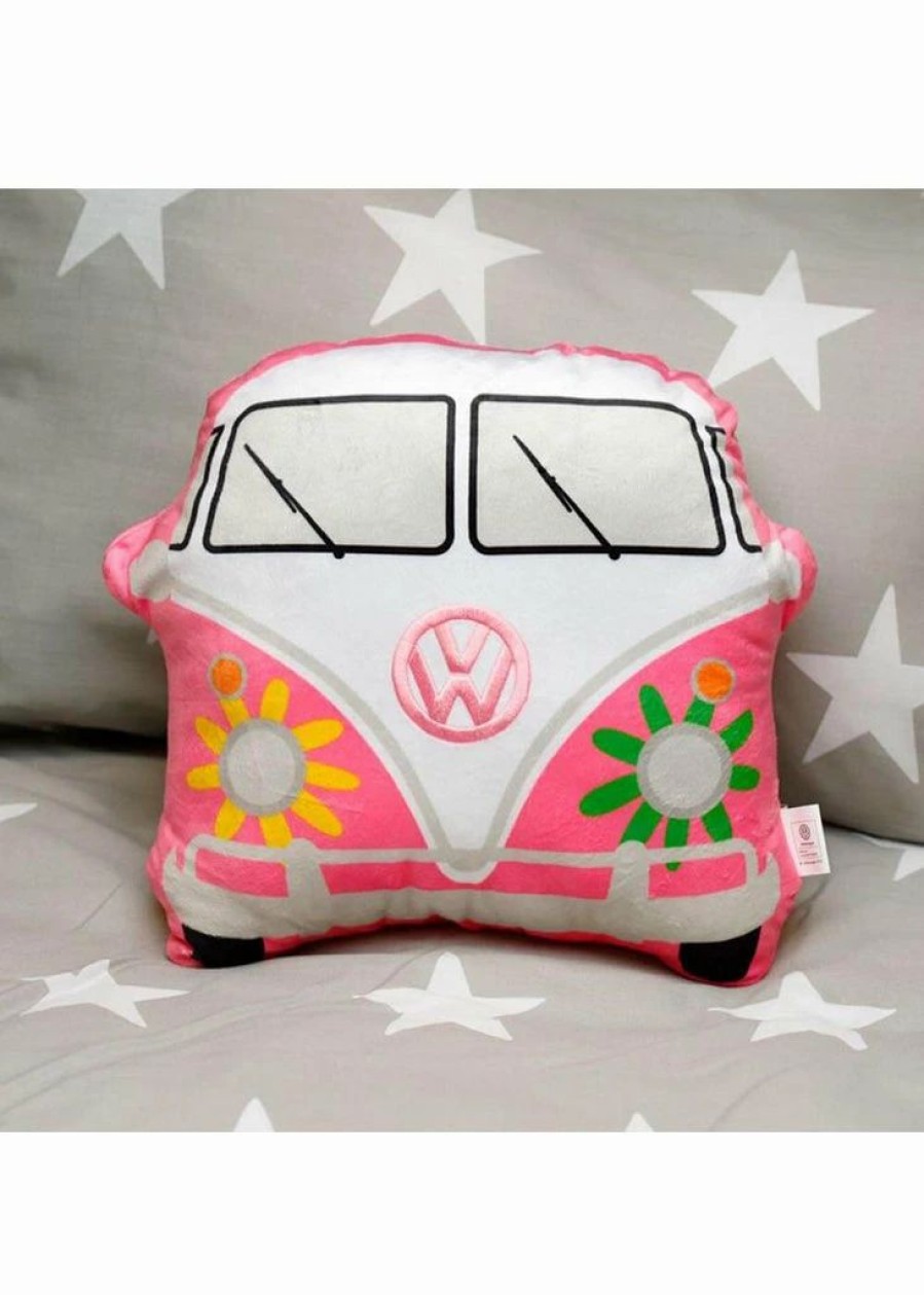 Pillows * | Succubus Gifts Volkswagen Van Cushion Pink