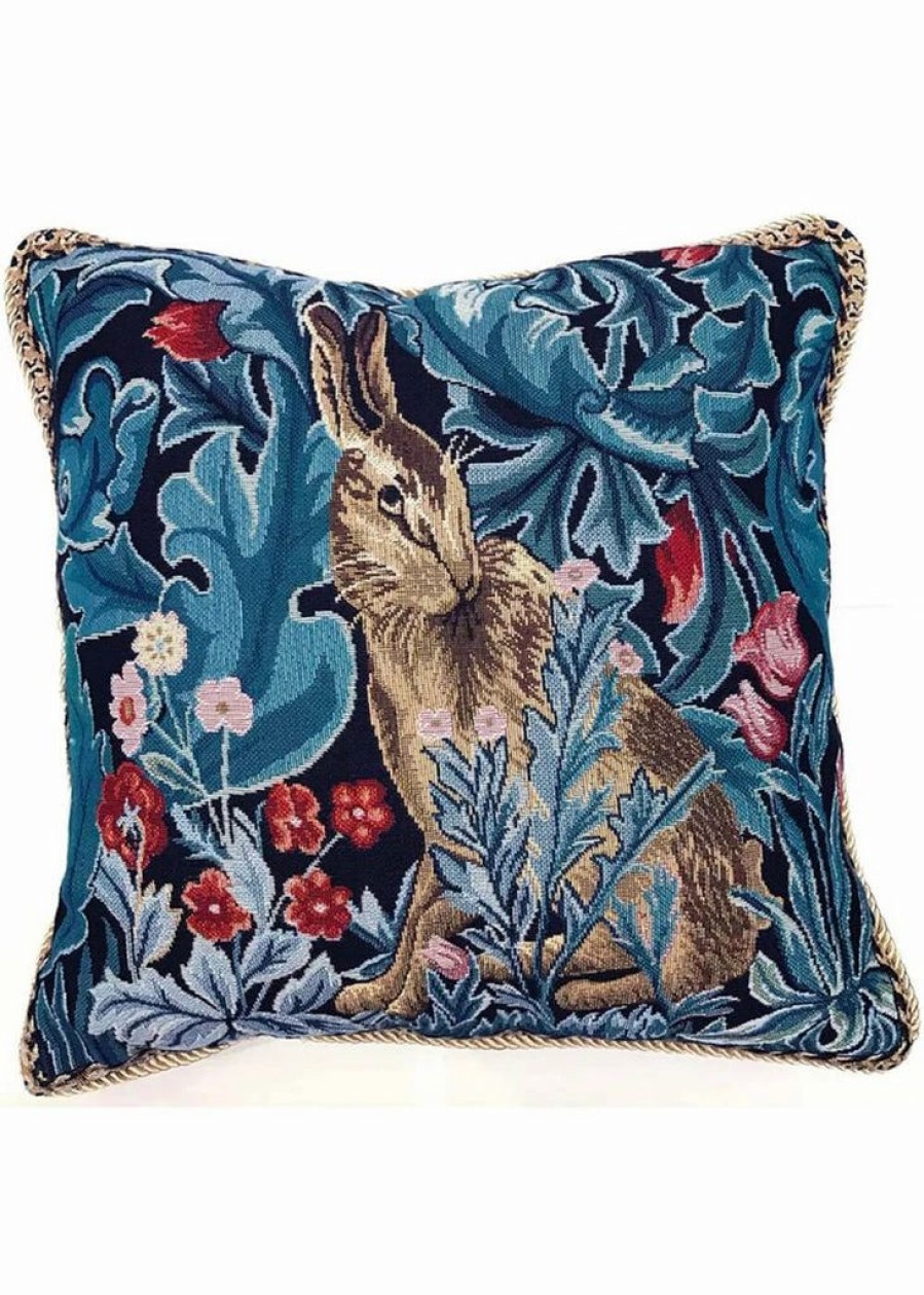 Pillows * | Tapestry Bags Morris The Hare Cushion Cover