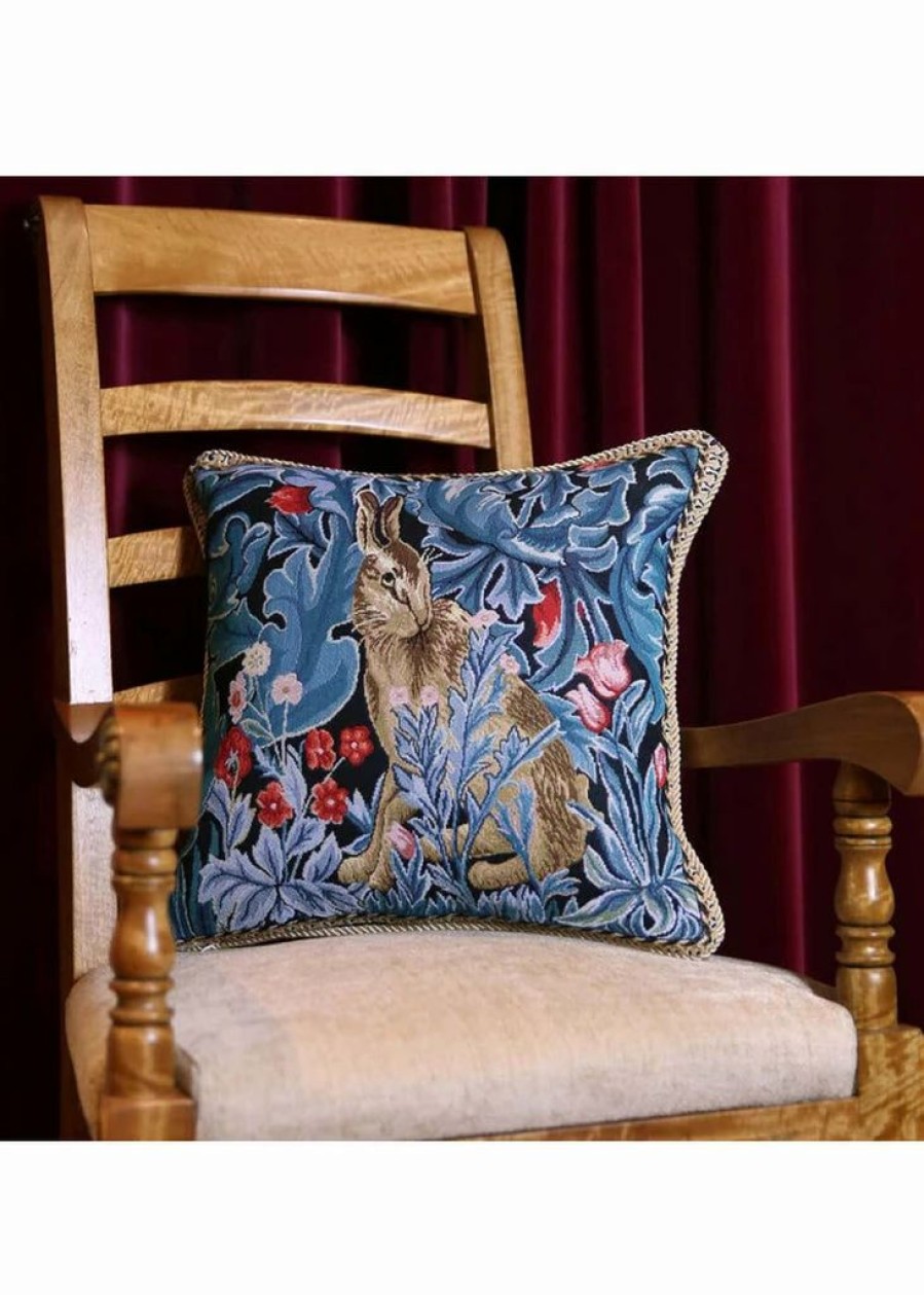 Pillows * | Tapestry Bags Morris The Hare Cushion Cover