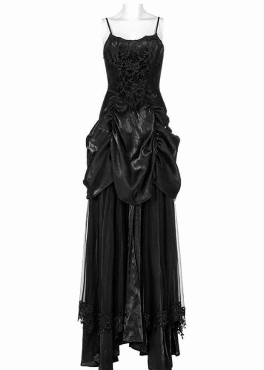 Dresses * | Punk Rave Dark Romance Dress Black