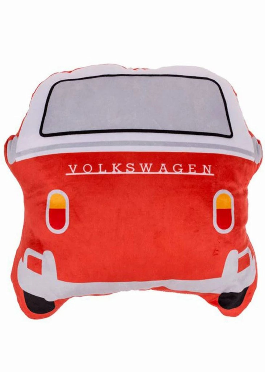 Pillows * | Succubus Gifts Volkswagen Van Cushion Red