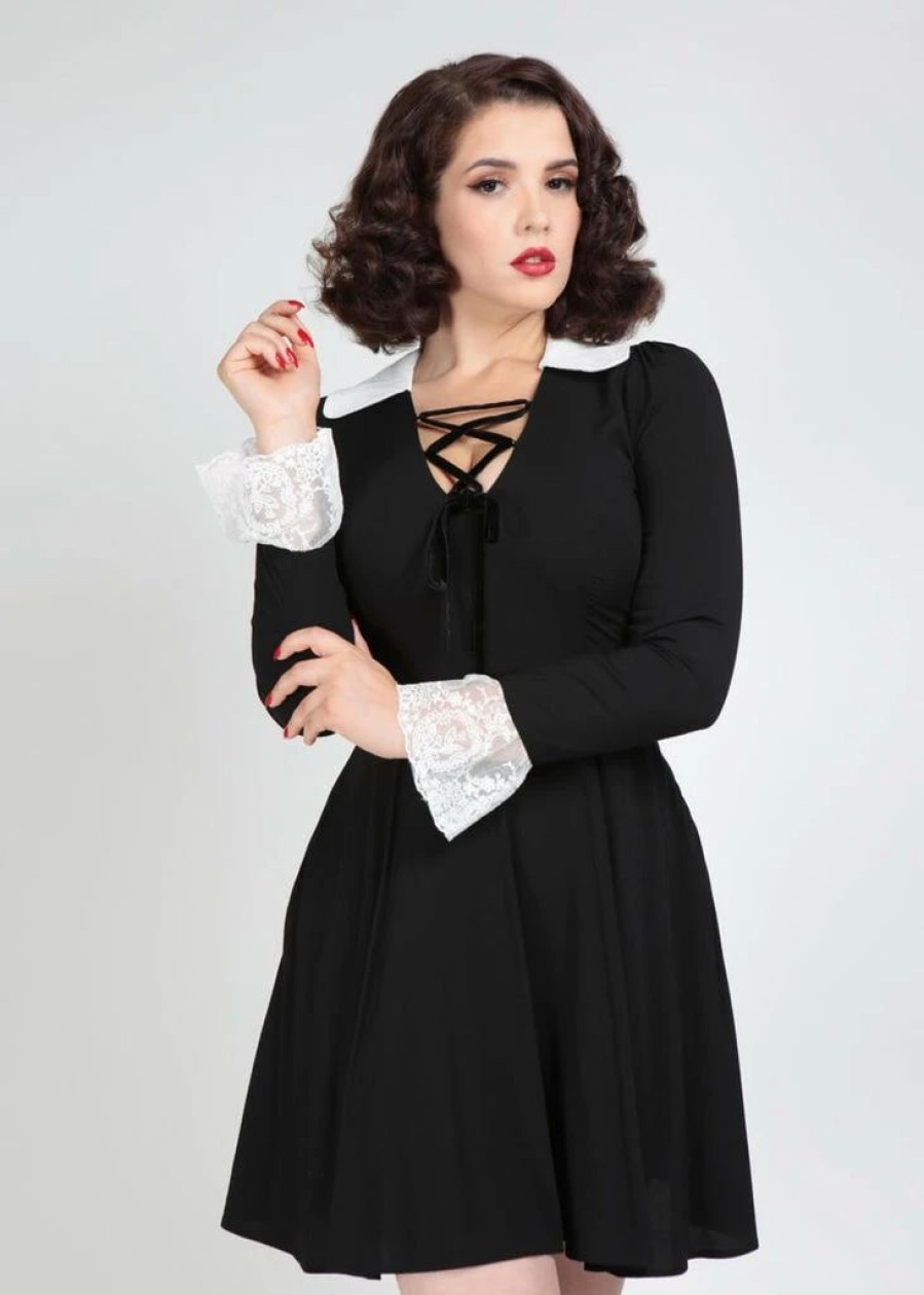 Dresses * | Collectif Marceline 60'S Dress Black