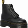 Shoes * | Dr. Martens Sinclair Nappa Leather Platform Boots Black