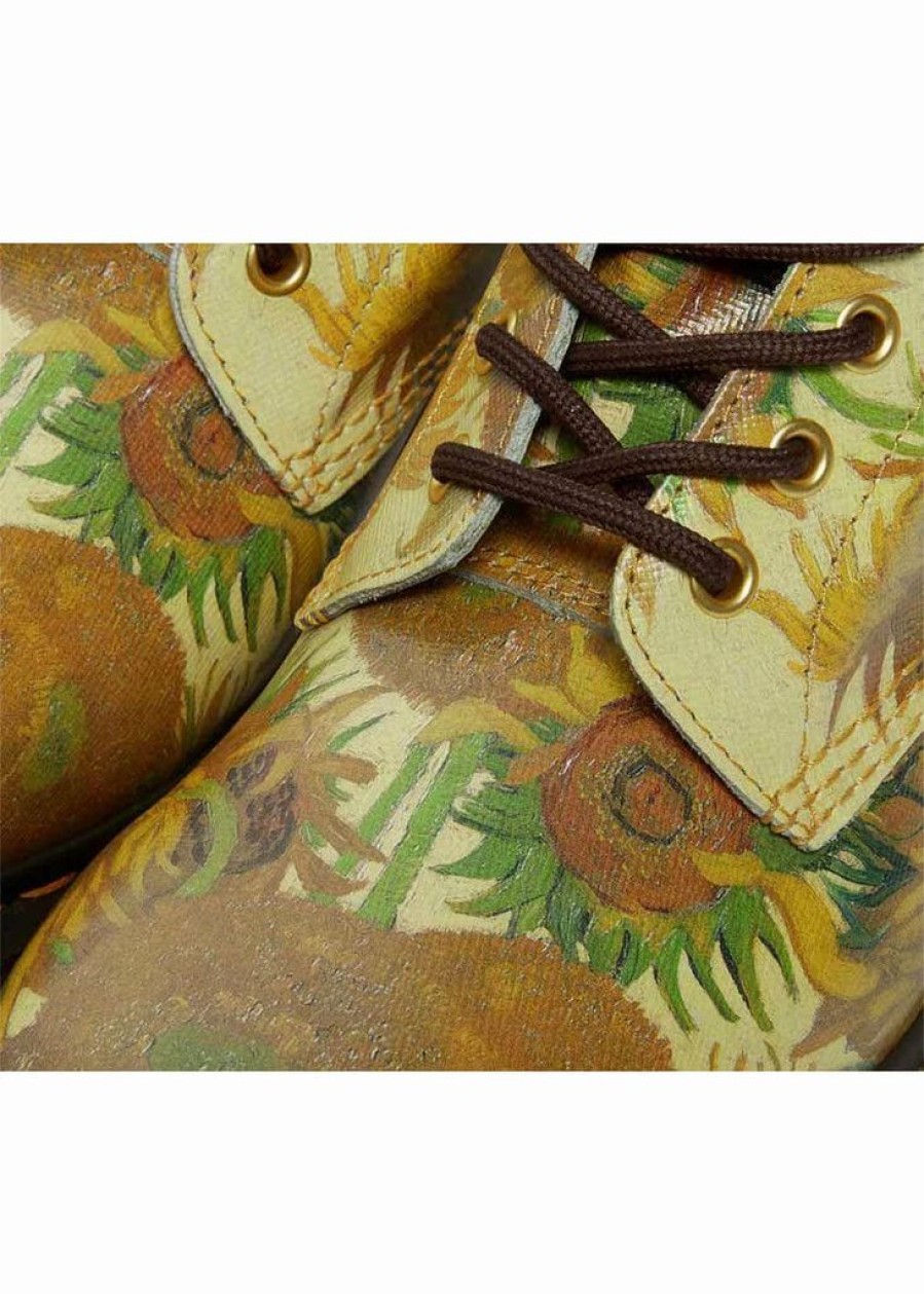 Shoes * | Dr. Martens X National Gallery 1460 Van Gogh Sunflowers Boots Multi