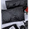 Pillows * | Killstar Daemon Set Pillowcases Black