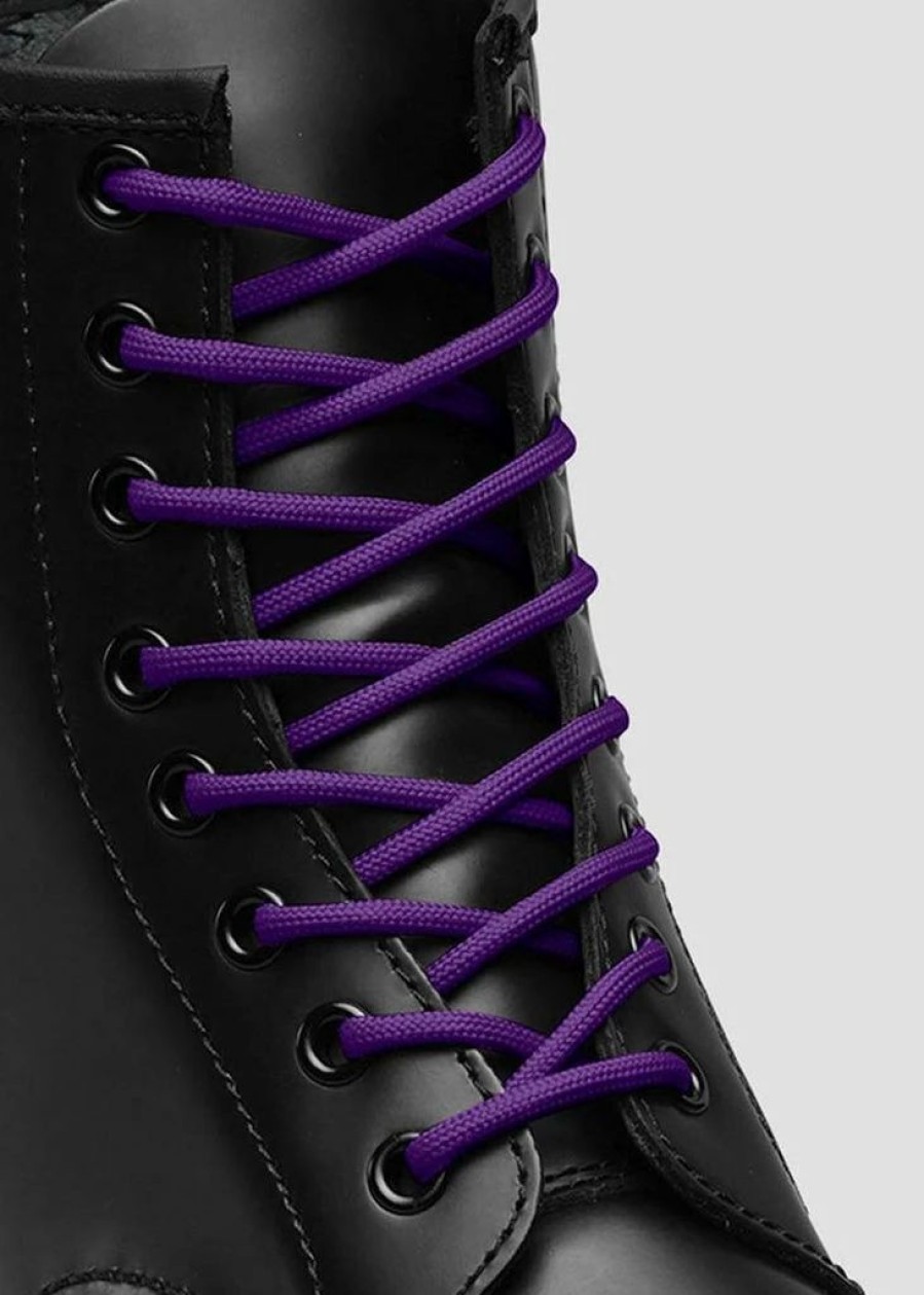 Shoes * | Dr. Martens Round Laces 8 Eyes Purple