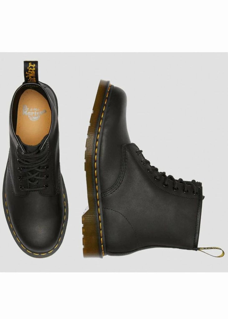 Shoes * | Dr. Martens 1460 Greasy Boots Black