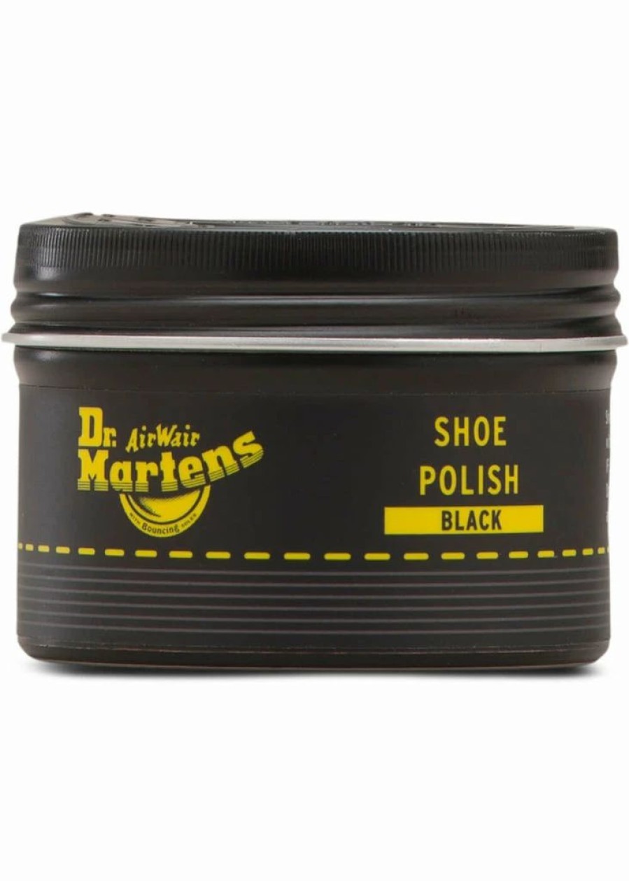 Shoes * | Dr. Martens Shoepolish 100Ml Black