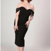 Dresses * | Collectif Violante 50'S Pencil Dress Black