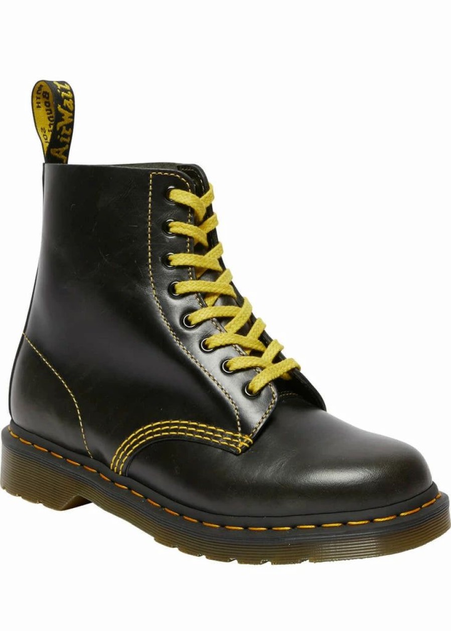 Shoes * | Dr. Martens 1460 Pascal Atlas Leather Boots Dark Grey