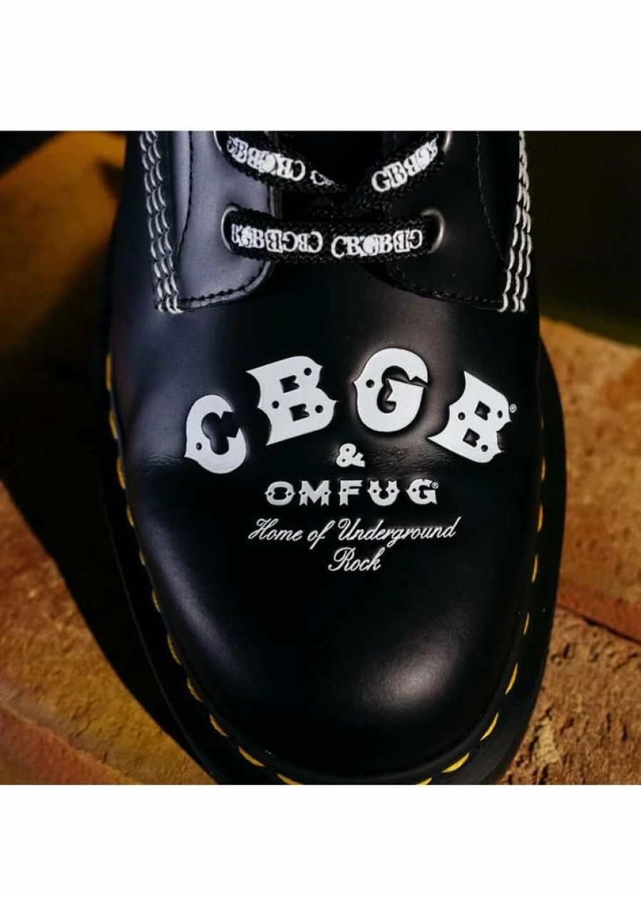 Shoes * | Dr. Martens 1460 Cbgb Smooth Boots Black