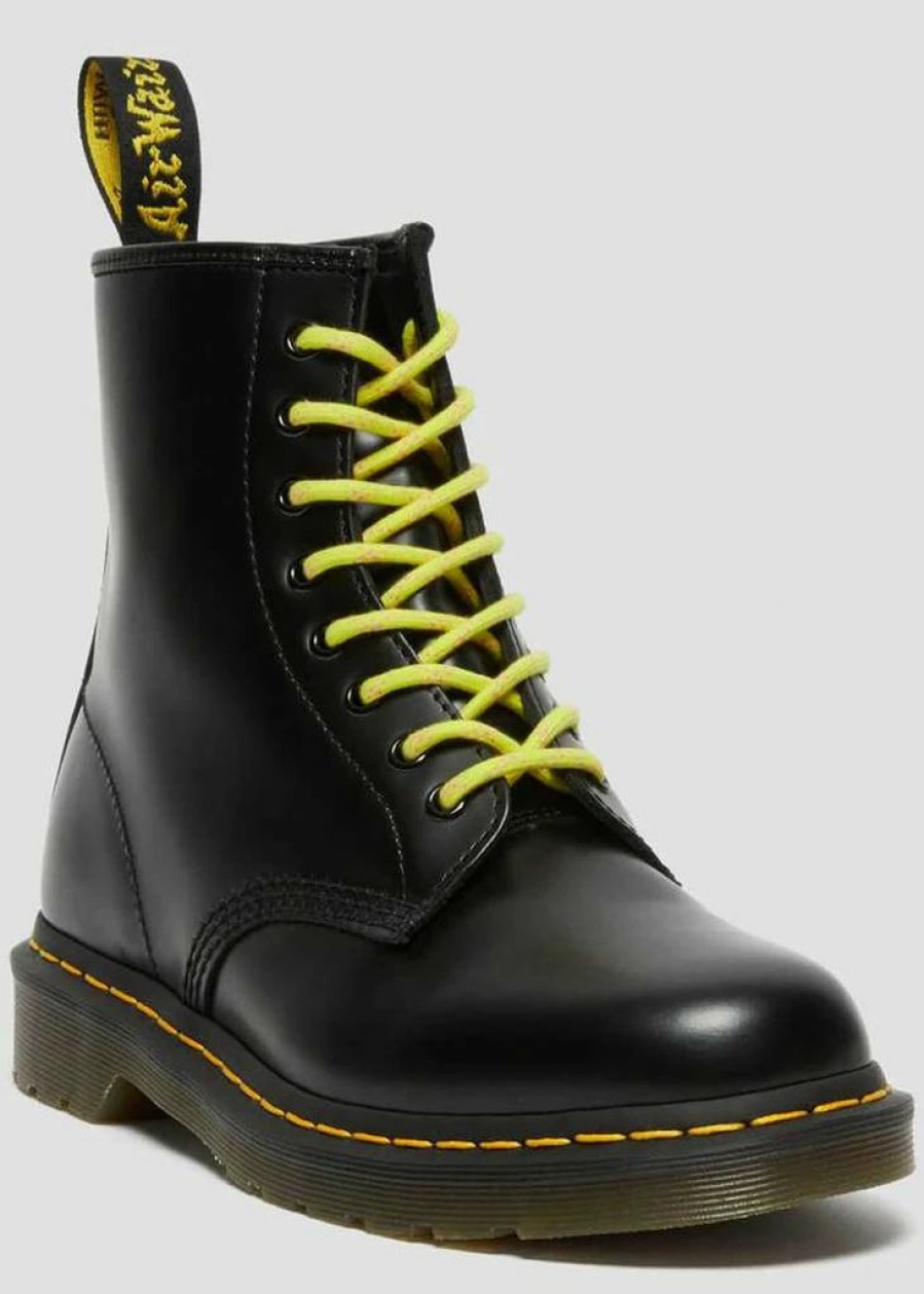 Shoes * | Dr. Martens Round Laces 8 Eyes Pop Yellow