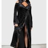 Dresses * | Killstar Reign Of Pyre Snake Serpent Dress Black