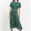 Dresses * | Louche Flo Folk Floral 70'S Midi Dress Multi