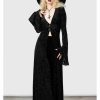 Dresses * | Killstar Woes Night Velvet Duster Black