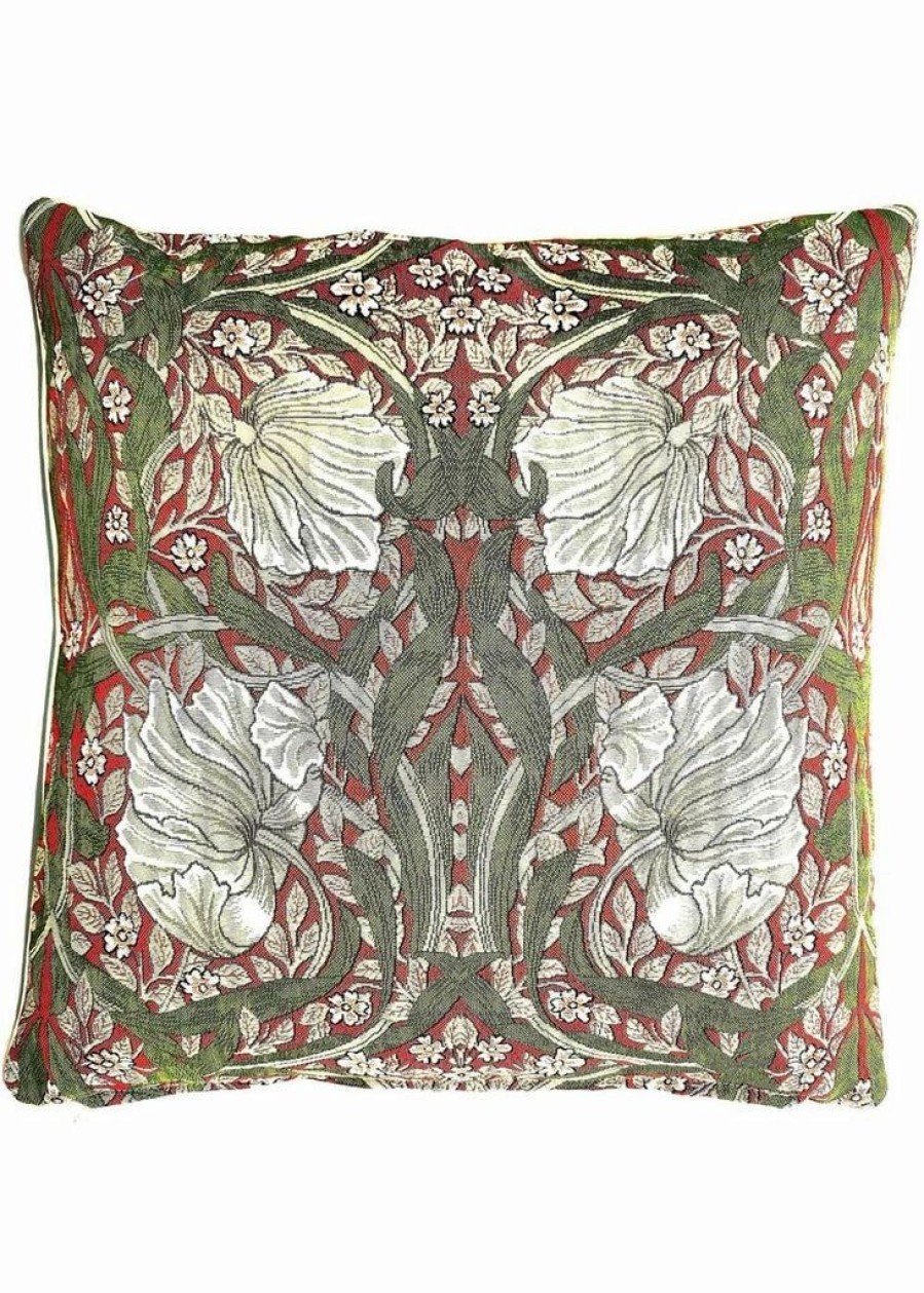 Pillows * | Tapestry Bags Morris Pimpernel And Thyme Cushion Case Red